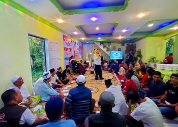 Suasana kampanye pasangan Cermin di Pering, Kelurahan Bandarsyah (foto:ist)