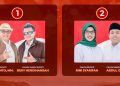 Rijanto-Beky dan Rini Ghoni. Sumber: IG Resmi KPU Kabupaten Blitar.