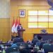 Walikota Blitar, Santoso, saat memberikan tanggapannya atas pandangan umum fraksi DPRD terhadap Raperda APBD 2025 dan RPIK 2024-2044.