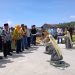 Penyambutan rombongan calon Bupati Natuna, Cen Sui Lan - Jarmin saat tiba di Kecamatan Seluan (foto : ist)