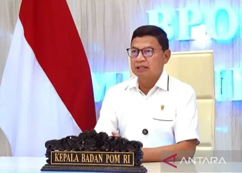 Kepala Badan Pengawasan Obat dan Makanan (BPOM) Taruna Ikrar mengungkapkan BPOM mencabut izin edar 16 produk kosmetik yang digunakan atau diaplikasikan selayaknya obat dengan menggunakan jarum maupun microneedle (jarum mikro), di Jakarta, Selasa (12/11/2024). ANTARA/HO-BPOM/aa.