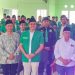 Mas Ibin (rompi Ansor tengah) bersama peserta Konfercab XV GP Ansor Kabupaten Blitar, di Graha NU Blitar, Sabtu (21/12/2024).