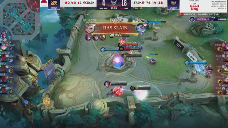 Hasil MPL ID S16: Dewa United Tumbangkan RRQ Hoshi 2-0