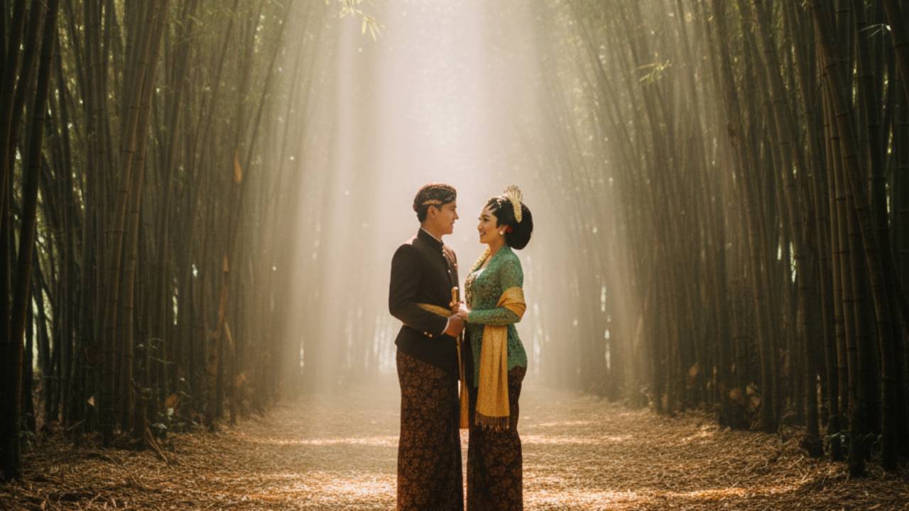 10 Prompt Gemini AI untuk Edit Foto Prewedding Adat Jawa yang Elegan