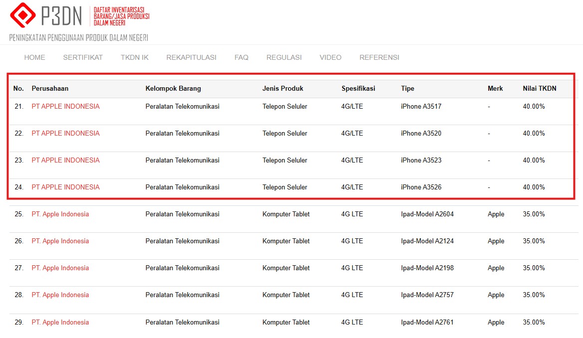 TKDN iPhone 17 series dan iPhone Air