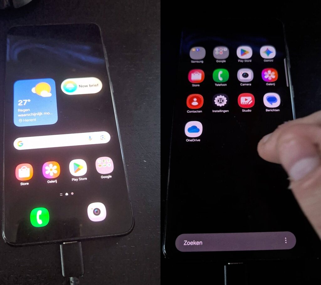 Homescreen One Ui 8.5
