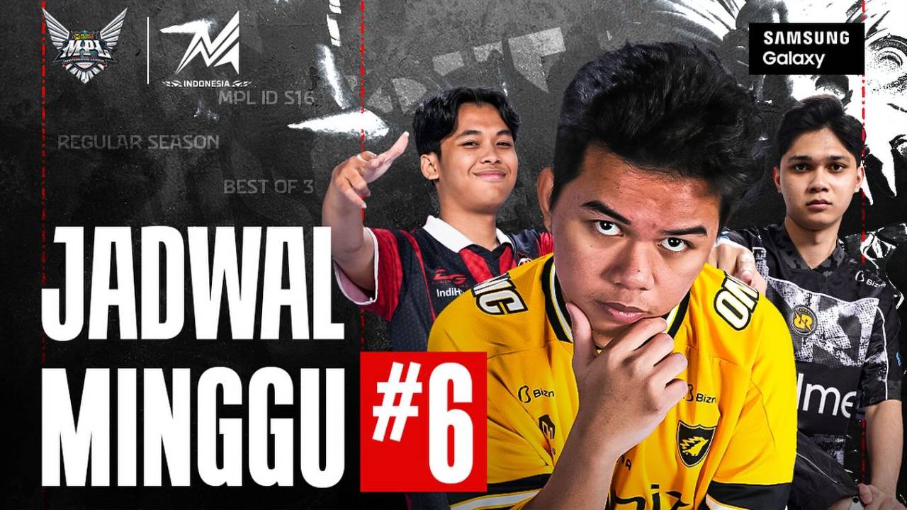 Jadwal MPL ID S16 Week 6: The Royal Derby RRQ vs Onic Jadi Sorotan Utama