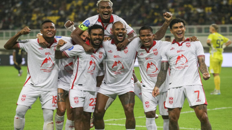 Malut United Kunci Kemenangan Dramatis atas Bhayangkara FC di Lampung