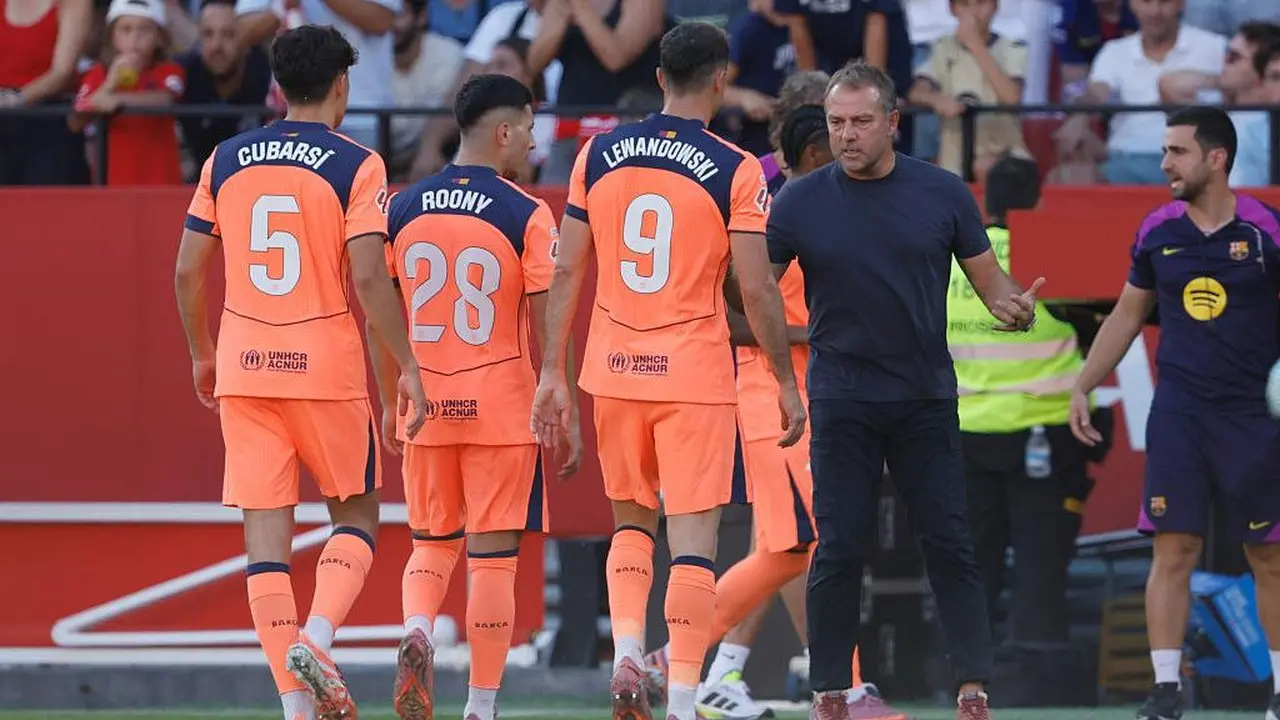 Flick Soroti Semangat Bangkit Usai Barcelona Dibantai Sevilla