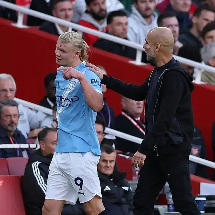 Guardiola Puji Kemarahan Haaland Setelah City Gagal Menang Lawan Monaco
