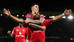 Hasil Liga Inggris 2025/2026: Dua Gol Bryan Mbeumo Antar MU Tumbangkan Brighton 4-2