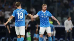 Koneksi Manchester Hantarkan Napoli Kalahkan Sporting CP di Liga Champions
