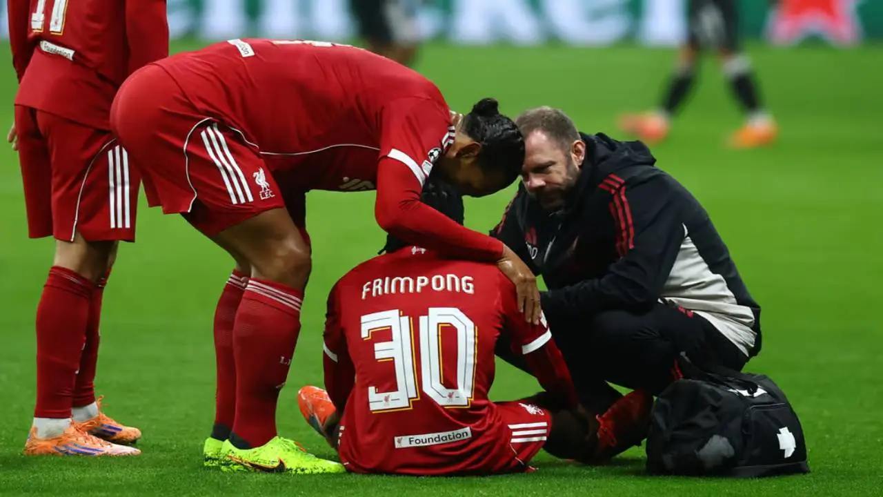 Masalah Cedera Liverpool Belum Berakhir, Jeremie Frimpong Absen Enam Pekan