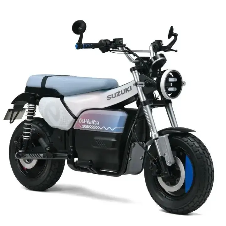 Suzuki e‑VanVan Debut di JMS 2025, Motor Listrik Bergaya Retro