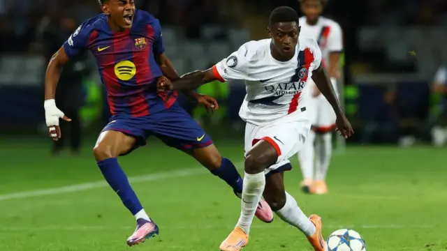 Nuno Mendes Kembali Bikin Lamine Yamal Gigit Jari Di Laga Barcelona Vs Psg