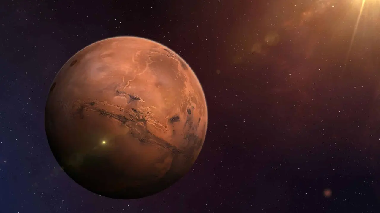 Fenomena Langka Di Mars Kadar Ozon Melonjak Drastis Di Kutub Utara Selama Musim Dingin