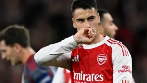 Usai Menang Lawan Olympiacos, Martinelli Tegaskan Arsenal Bidik Sapu Bersih Gelar