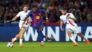 Hansi Flick Akui Barcelona Kalah Kelas dari PSG di Liga Champions