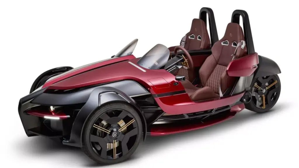 Yamaha Tricera Motor Listrik Tiga Roda Futuristik Yang Bisa Belok Bersamaan