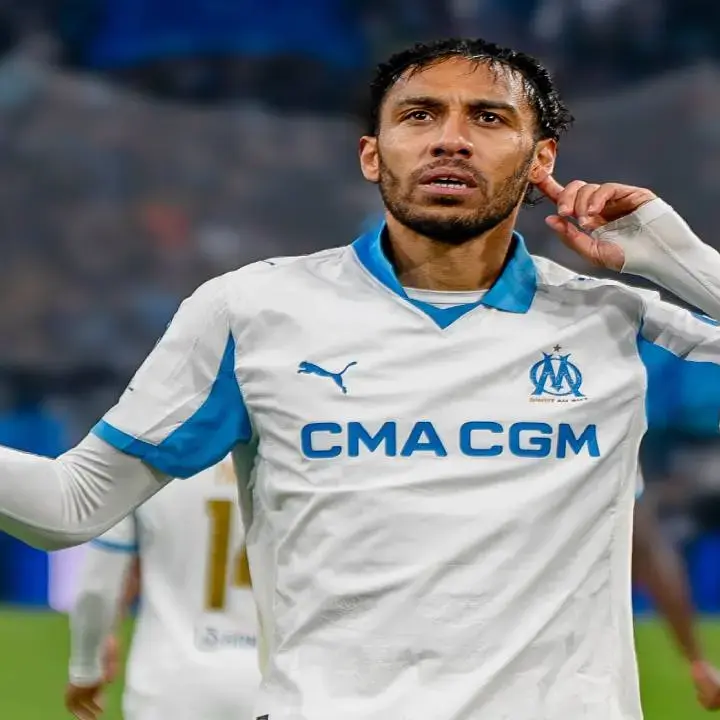 Dua Gol Aubameyang Antar Marseille Kunci Kemenangan Dramatis 2-1 Atas Newcastle di Liga Champions