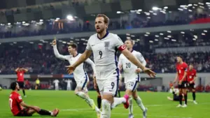 Dua Gol Harry Kane Antar Timnas Inggris Bungkam Timnas Albania di Kualifikasi Piala Dunia 2026 Zona Eropa