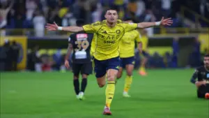 Gol Spektakuler Cristiano Ronaldo Warnai Kemenangan Al-Nassr 4-1 Atas Al Khaleej