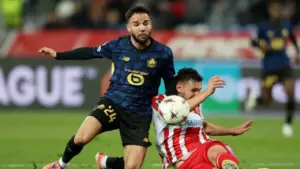 Red Star Belgrade Menang 1-0 Atas Lille di Liga Eropa, Calvin Verdonk Tetap Tampil Konsisten