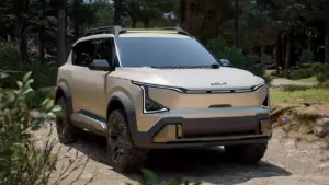 Kia EV5 WKNDR:  Konsep SUV Listrik Tangguh, Siap Jawab Tantangan Petualang Modern