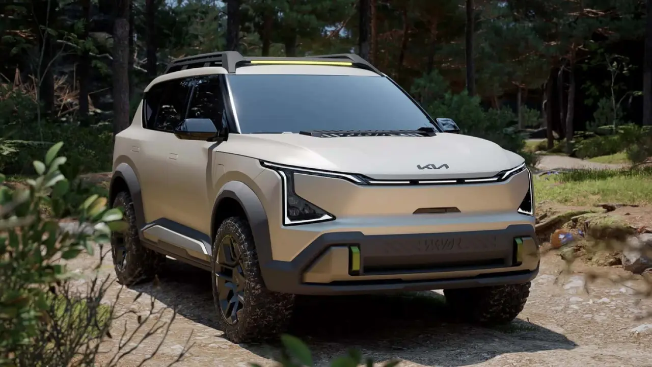 Kia Ev5 Wkndr Konsep Suv Listrik Tangguh Siap Jawab Tantangan Petualang Modern