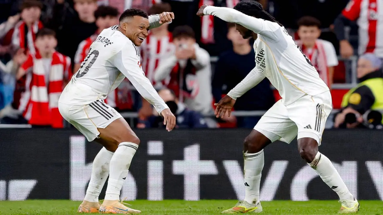 Brace Kylian Mbappe Antarkan Real Madrid Raih Kemenangan 3-0 Kontra Athletic Bilbao