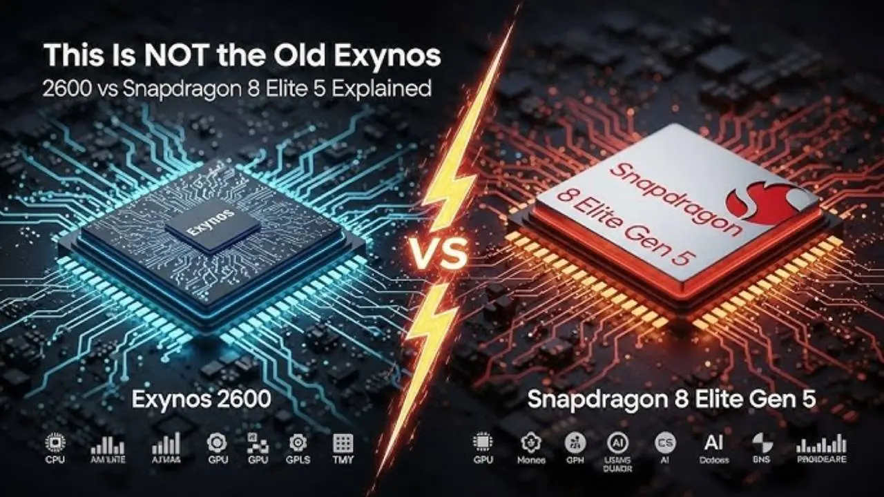 Duel Chipset Flagship: Exynos 2600 vs Snapdragon 8 Elite Gen 5, Mana Lebih Unggul di Performa