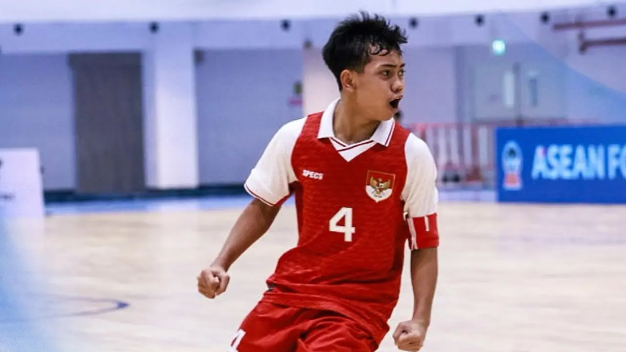Gol Perdana bagi Timnas Futsal U-16 dicetak oleh sang Kapten, Akmal Nashrur Rizki