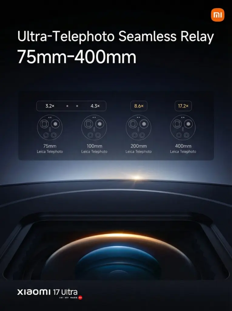 Xiaomi 17 Ultra & Leica Edition Resmi Meluncur di China, Andalkan Kamera Telefoto 200MP dan Baterai 6.800 mAh