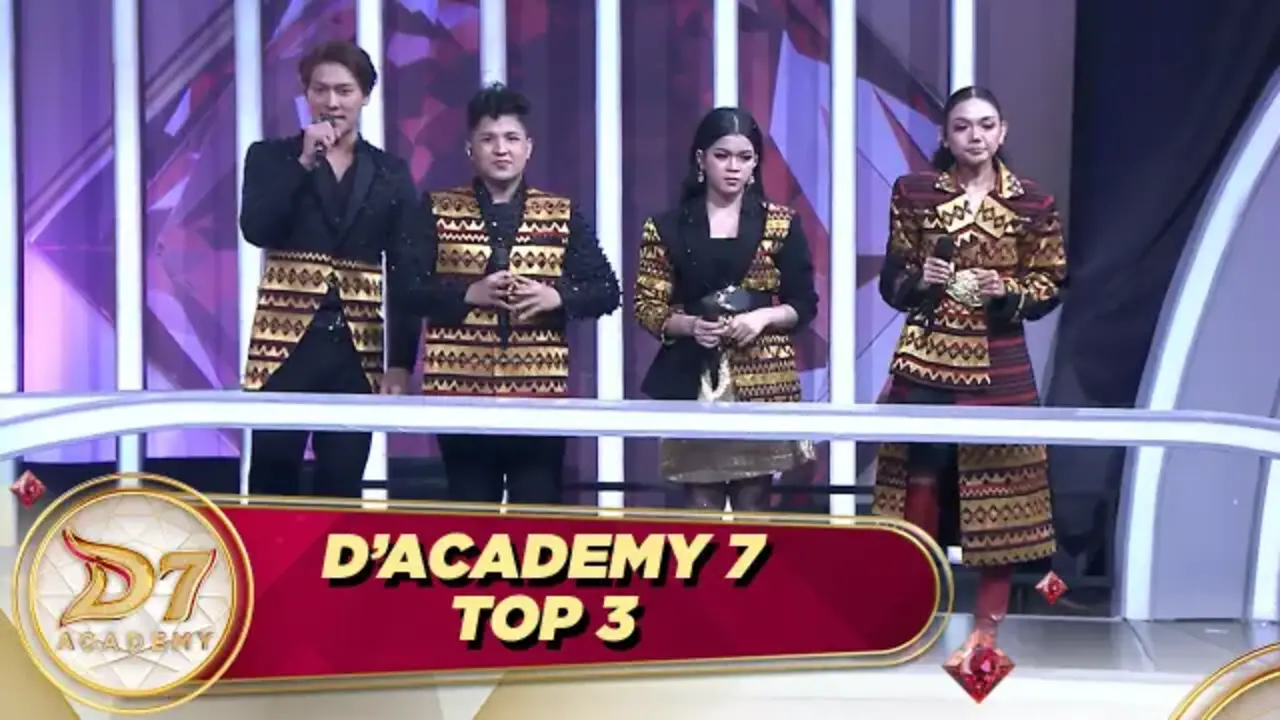 Daftar Peringkat Virtual Gift Dangdut Academy 7 Top 3 Malam Pertama