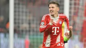 Wonderkid Bayern Munchen Lennart Karl Lampaui Rekor Mbappe di Liga Champions