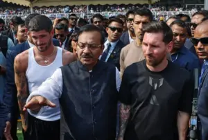 Kunjungan Messi ke India Diwarnai Kontroversi, Fans Kecewa di Kolkata, Hyderabad Lebih Tertib