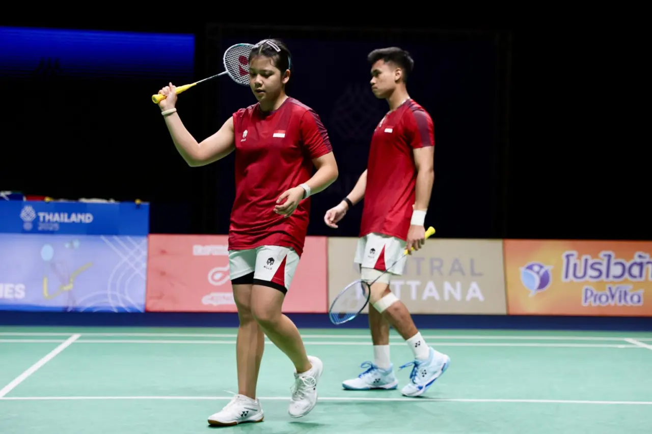 Jafar/Felisha Tumbang di Laga Perdana BWF World Tour Finals 2025