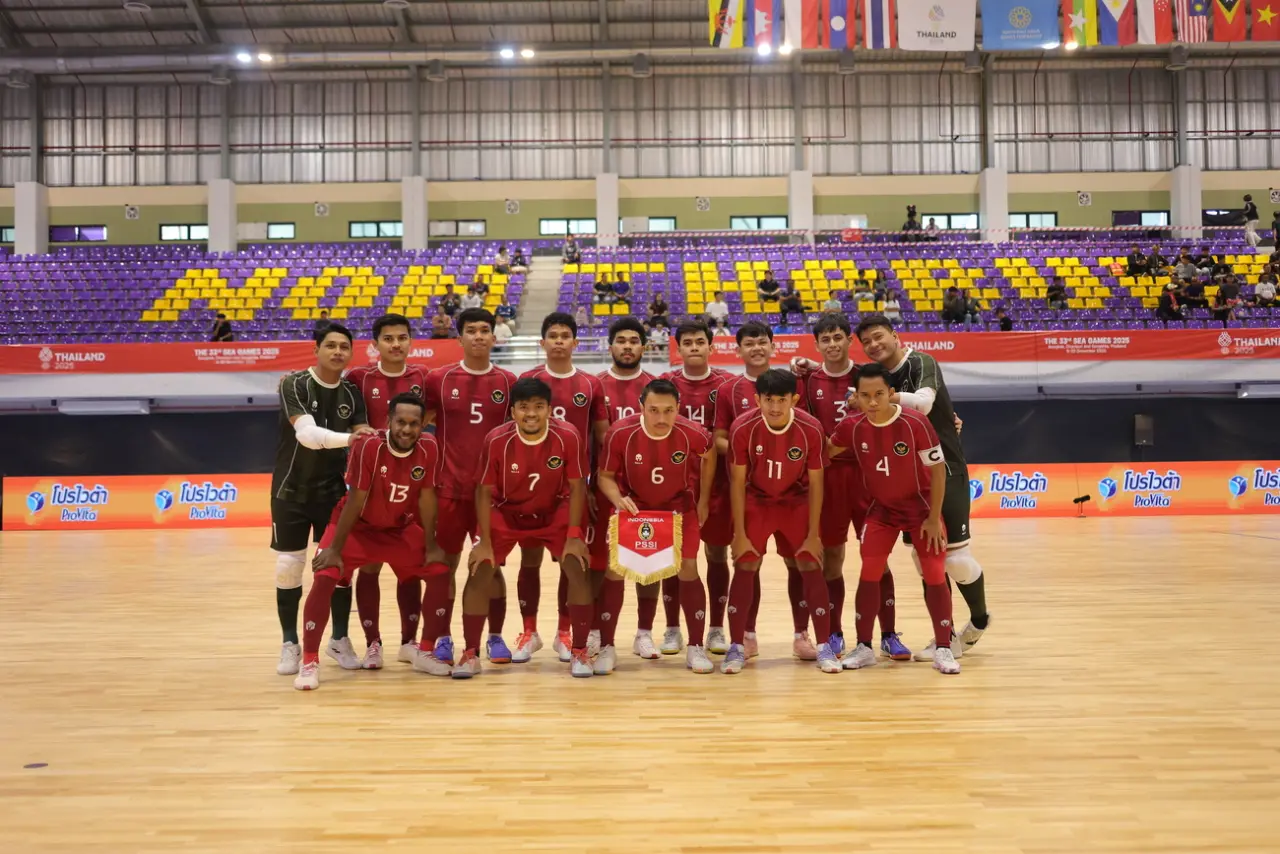 SEA Games 2025: Timnas Futsal Putra Indonesia Takluk 0-1 dari Vietnam