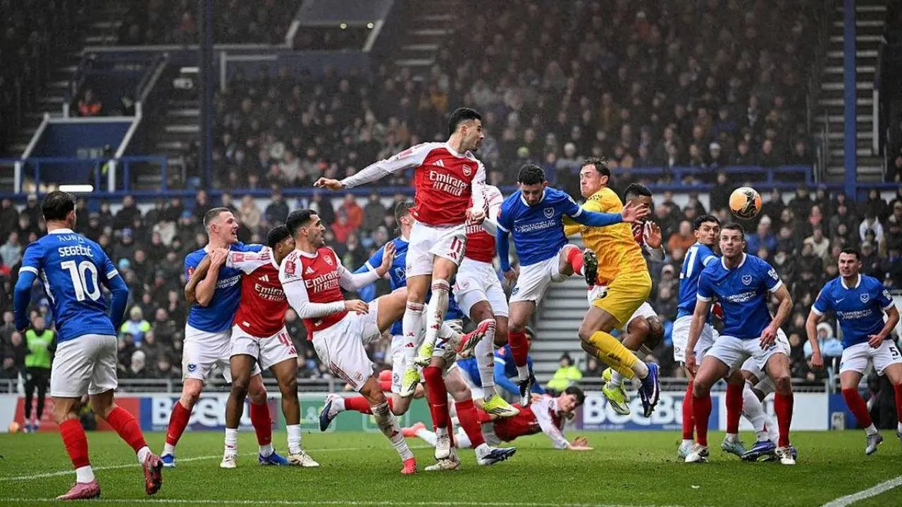 Arsenal Bungkam Portsmouth 4-1, Hattrick Martinelli dan Dominasi Bola Mati Loloskan The Gunners
