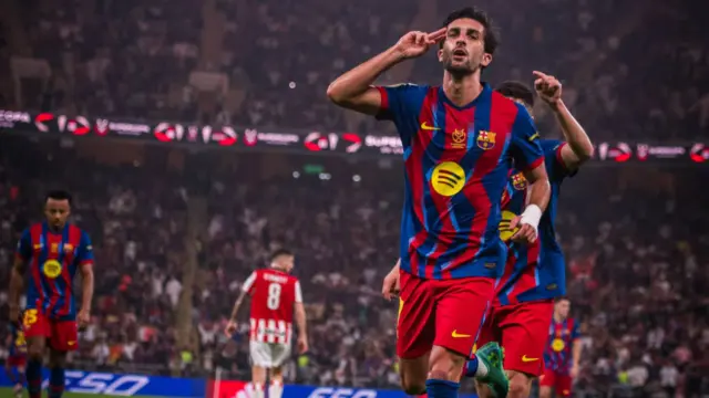 Barcelona Lolos ke Final Piala Super Spanyol Usai Menang Telak 5-0 Atas Athletic Bilbao