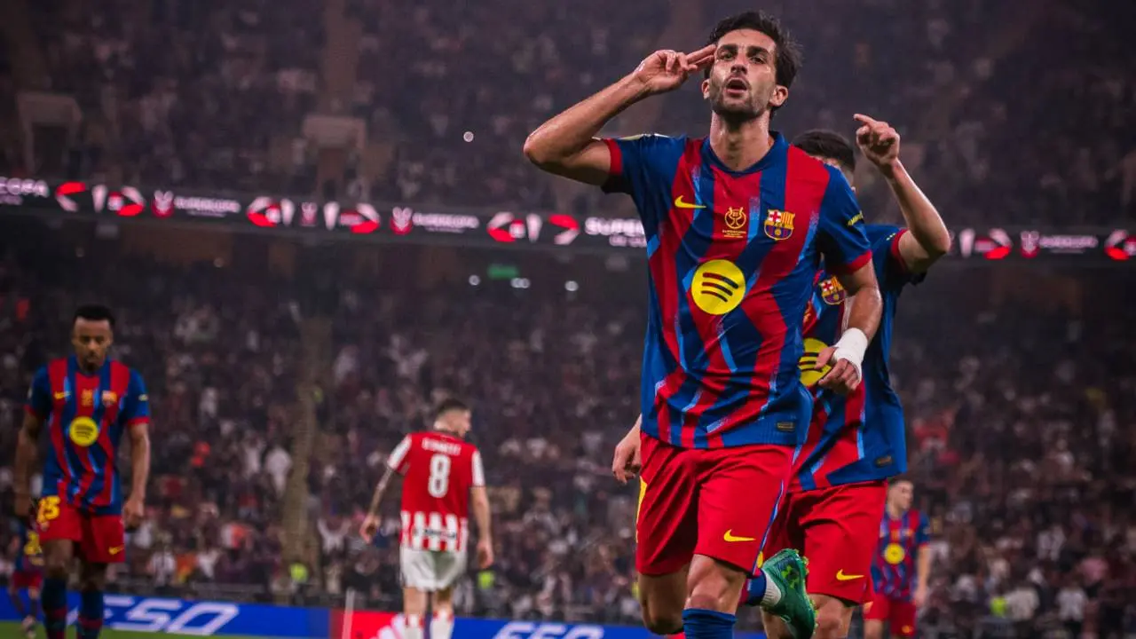 Barcelona Lolos ke Final Piala Super Spanyol Usai Menang Telak 5-0 Atas Athletic Bilbao