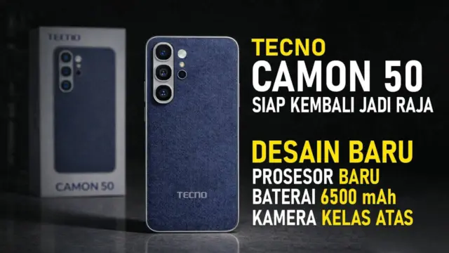 Tecno Camon 50 Siap Hadir dengan Desain Premium, Kamera OIS, Layar AMOLED Terang, dan Baterai Jumbo