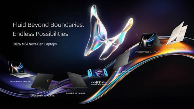 MSI Hadirkan Laptop Baru di CES 2026, Fokus Produktivitas Tinggi dan Performa Gaming