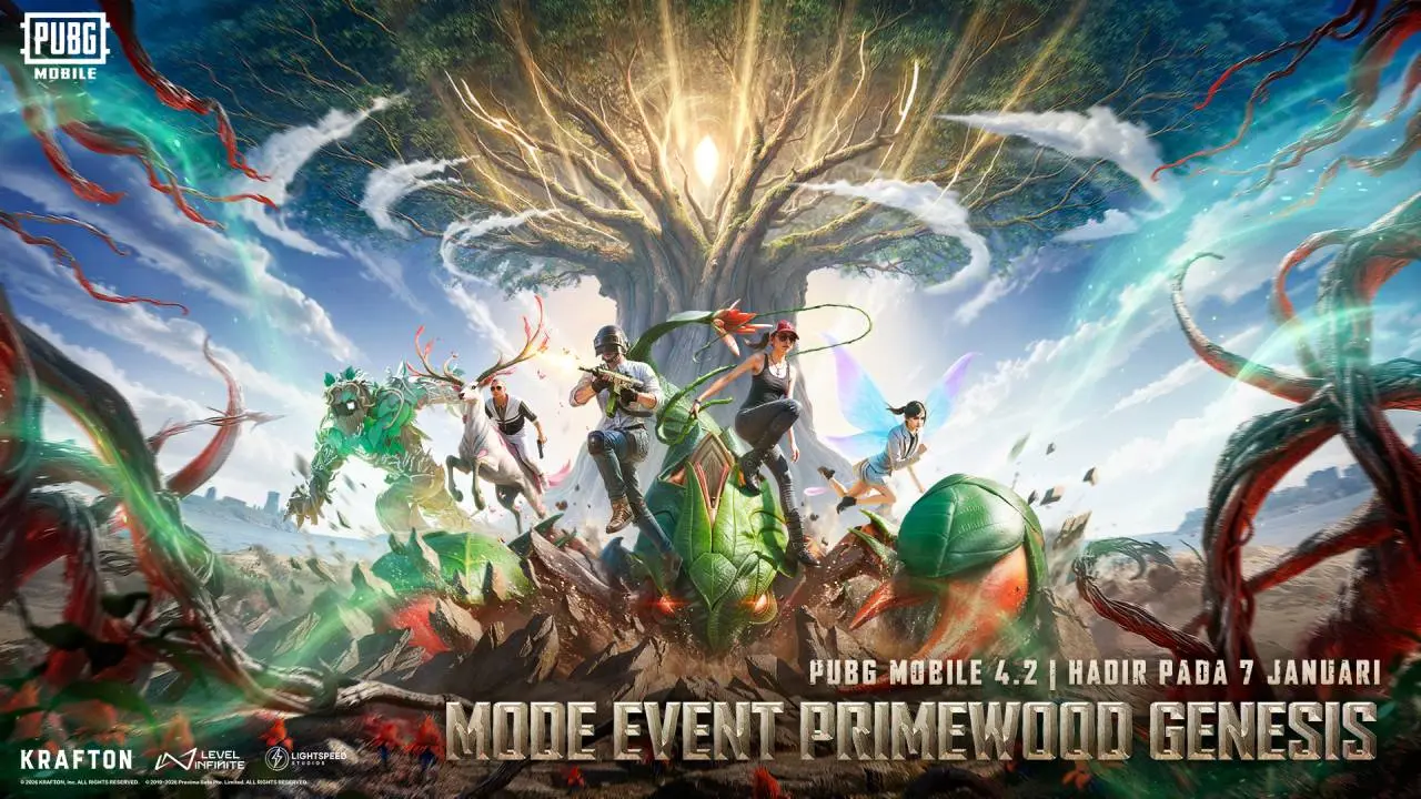 PUBG Mobile Rilis Pembaruan Versi 4.2, Hadirkan Mode Primewood Genesis dan Beragam Fitur Baru