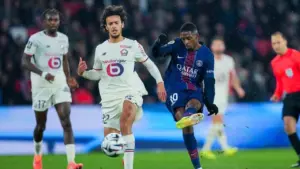 PSG vs Lille: Dembele Cetak Brace, Les Parisiens Kokoh di Puncak Klasemen Ligue 1