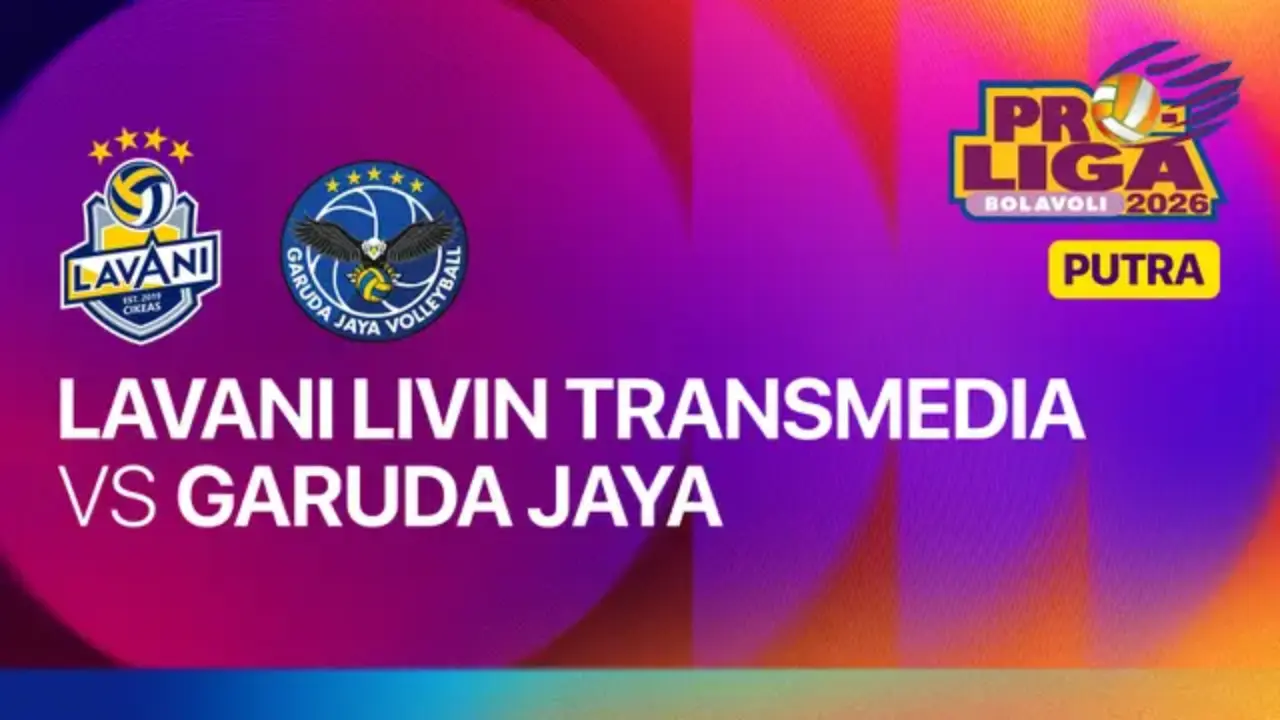 Link Live Streaming Proliga 2026 Jakarta LavAni vs Jakarta Garuda Jaya Sore Ini
