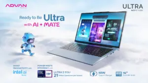 Advan Luncurkan Workmate Ultra, Laptop AI-Ready dengan Harga Terjangkau