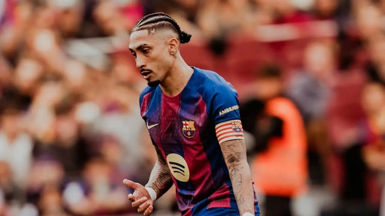 Raphinha Cedera Selama 5 Pekan, Barcelona Kehilangan Pemain Andalan di Laga Krusial