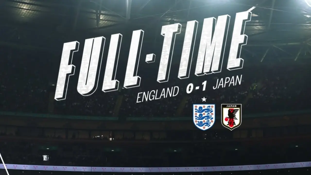 Timnas Inggris Alami Kekalahan Perdana dari Tim Asia