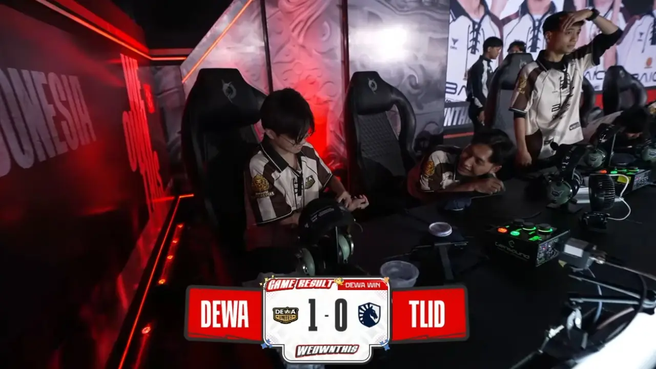 Dewa United Esports Unggul 1 0 Atas Team Liquid Id Di Game Pertama Mpl Id S17